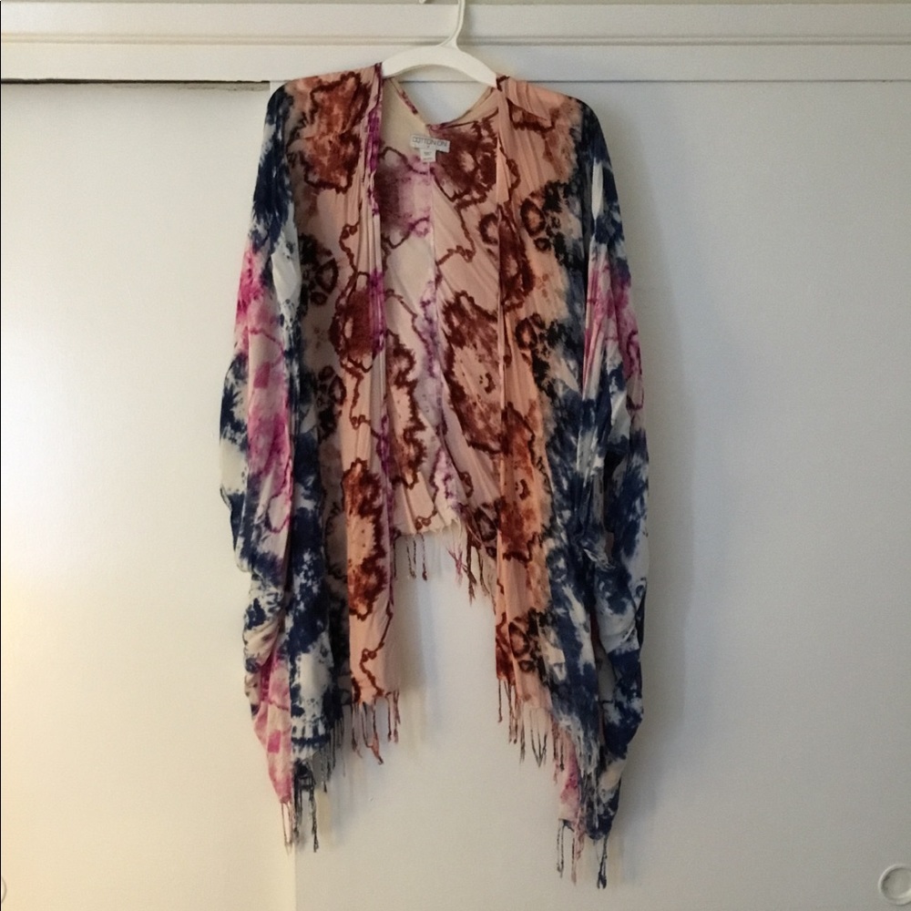 Tie dye kimono